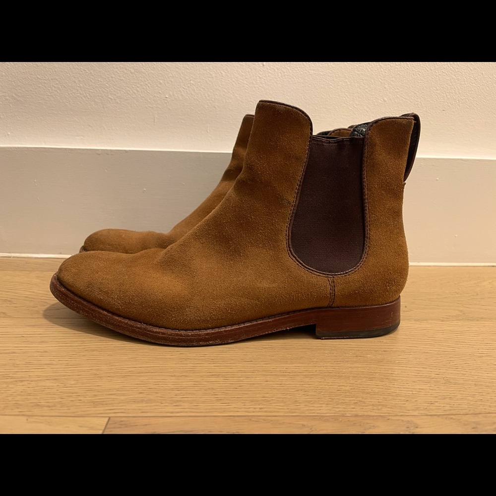 Suede Chelsea Boot by Coach
